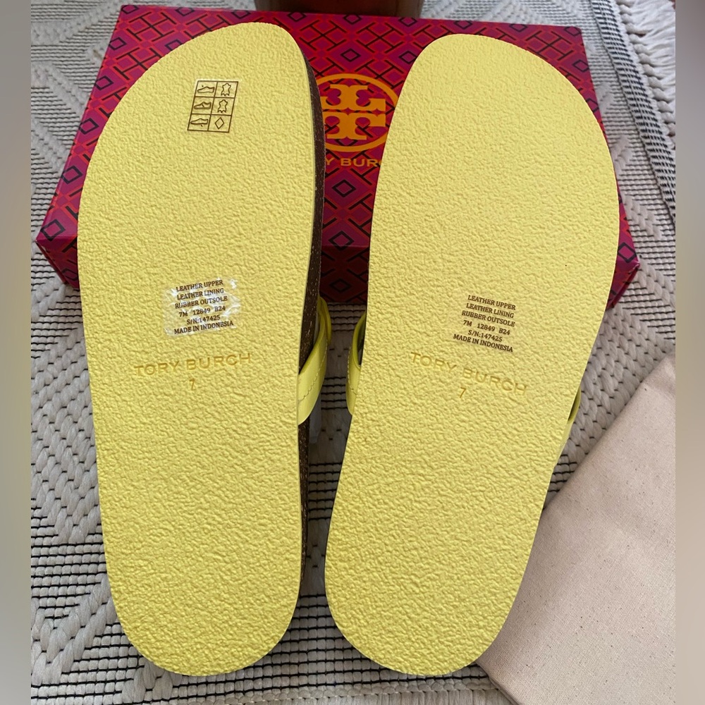 Tory Burch Miller Cloud Soft Patent Leather Sandals - Picture 6 of 7